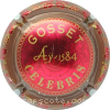 Capsule Gosset  Rouge, or pâle et marron