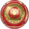 Capsule Tsarine Rouge et or, verso rouge, 22 motifs