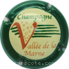 Capsule Vallée de la Marne Contour vert, V marron foncé