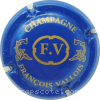 Capsule Vallois François Bleu et or mat