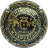Capsule Vanzella M. Noir et or, contour strié