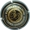 Capsule Rasselet-Damme Noir et or, grosses lettres
