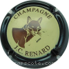 Capsule Renard J.C. Contour noir, fond crème