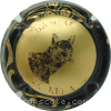 Capsule Renard J.C. Contour noir, fond or