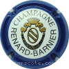 Capsule Renard-Barnier Contour bleu foncé, blanc, noir et or