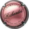 Capsule Richardot Rosé, contour strié noir