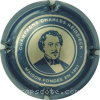 Capsule Charles Heidsieck Gris bleuté et cercle intérieur or, 32 mm