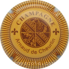 Capsule Cheurlin Arnaud de Bistre et marron, striée
