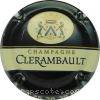 Capsule Clerambault Fond noir, trait fin or dessus
