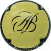 Capsule Boutillat Alain Fond Jaune-crème, contour noir, verso or