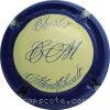 Capsule Monthibault Charles Crème, contour bleu 