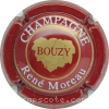 Capsule Moreau René Bordeaux, or et blanc