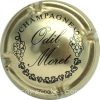 Capsule Moret Odil Or argenté et noir