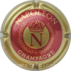 Capsule Napoléon Or pâle et bordeaux, grand dessin