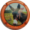 Capsule Comte de Monperthuis Marron, contour orange