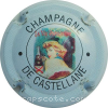 Capsule De Castellane  Grandes lettres, bleu pâle