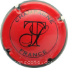 Capsule Tribaut Fond rouge, contour noir