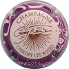 Capsule Tixier Guy Fond rose pâle, contour violet