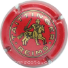 Capsule Taittinger Bordeaux et or