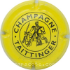 Capsule Taittinger Jaune et noir