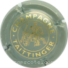 Capsule Taittinger Gris foncé et or