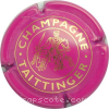 Capsule Taittinger Mauve et or