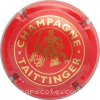 Capsule Taittinger Rouge et or