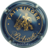 Capsule Taittinger Cuvée Prélude, bleu nuit et or-cuivré