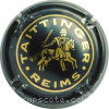 Capsule Taittinger Noir et or, grosses lettres