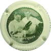 Capsule Jacques Yves contour crème centre vert 