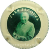 Capsule Jacques Yves Contour crème; centre vert