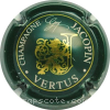 Capsule Jacopin Guy Vert foncé, lettres fines