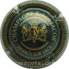 Capsule Jacob Robert Vert foncé et or, grandes stries