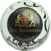 Capsule Jacquesson Eric Noir, or  et rouge, contour blanc