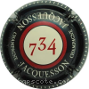 Capsule Jacquesson & Fils Cuvée 734, contour strié