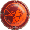 Capsule Jacquinet Dumez Orange et bordeaux, en diagonal