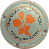 Capsule Janisson Ph. Fond gris et noir, roses orange