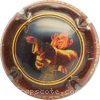 Capsule Jeeper Inscription sur contour, contour marron