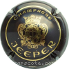Capsule Jeeper Marron foncé et or, petit écusson