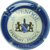 Capsule De Venoge Contour bleu, centre blanc