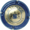 Capsule De Venoge Contour bleu, centre or