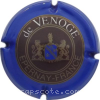 Capsule De Venoge Contour bleu, centre marron