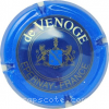 Capsule De Venoge Contour bleu, centre bleu foncé