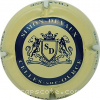 Capsule Simon-Devaux Crème, gros bandeau bleu