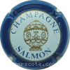 Capsule Salmon Fond pastel et or, contour bleu
