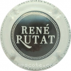 Capsule Rutat René Fond noir, contour blanc