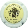 Capsule Sendron Destouches Contour blanc, fond jaune pâle