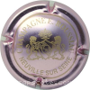 Capsule Roussiau E. Rosé et or pâle