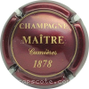 Capsule Maitre Bordeaux foncé et or