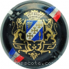 Capsule Mailly-Champagne Noir et or, bande bleu blanc rouge